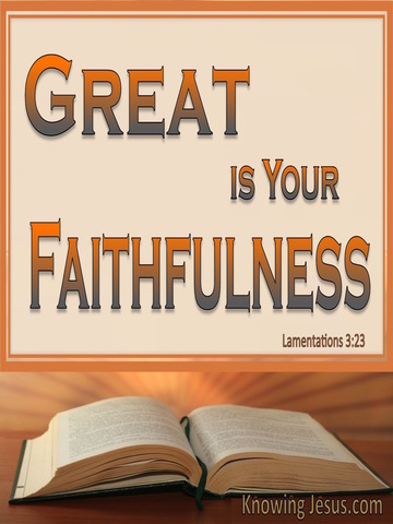 Lamentations 3:23 Lord Your Word Abides (devotional)04:20 (brown)